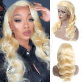 360 blonde lace wig