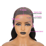 13x4 lace wig size details