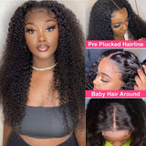 4x4 5x5 Kinky Curly Lace Front Wigs