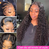 4x4 5x5 Kinky Curly Lace Front Wigs