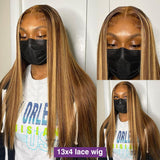 13x4 lace highlight wig