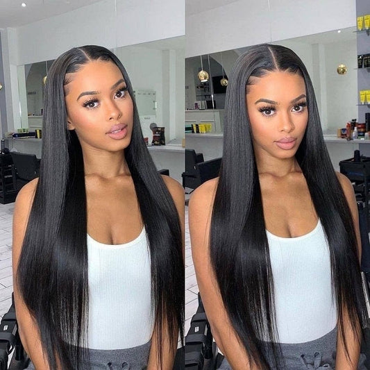 straight lace wig