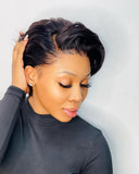 short pixie lace front wigs