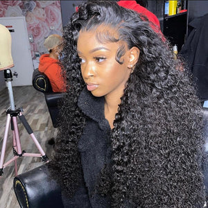 deep wave lace front wig